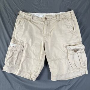 Denim & Supply Ralph Lauren Cargo Shorts Men's Size 34 Beige Preppy Utility Golf